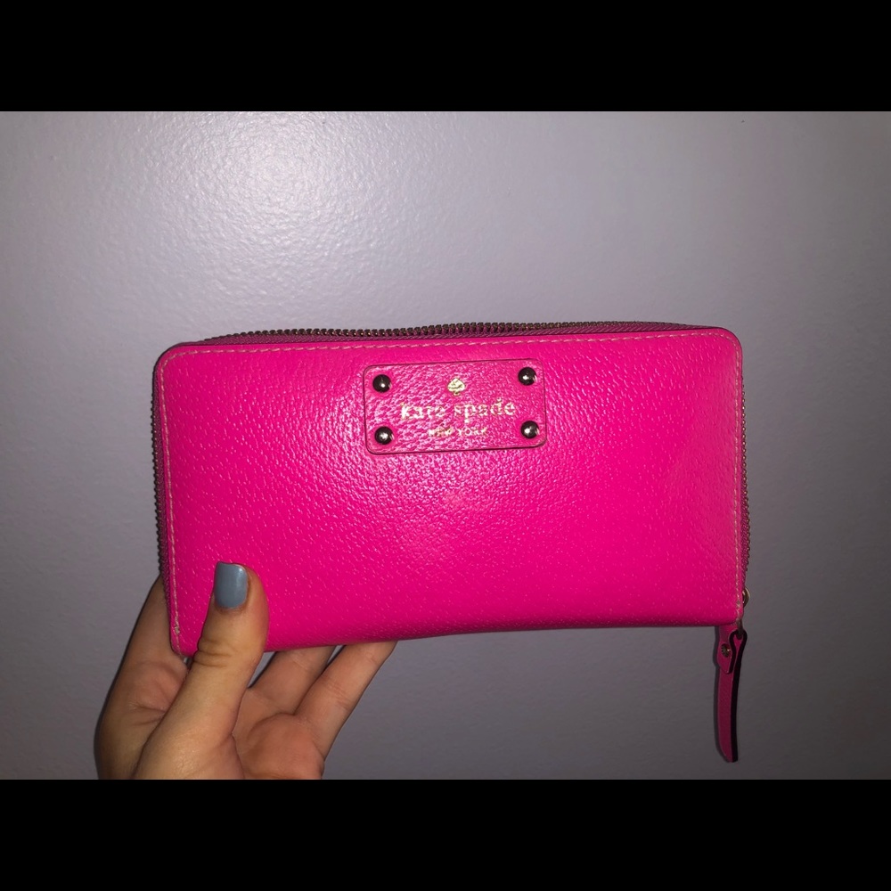 Hot Pink Kate Spade Wallet
